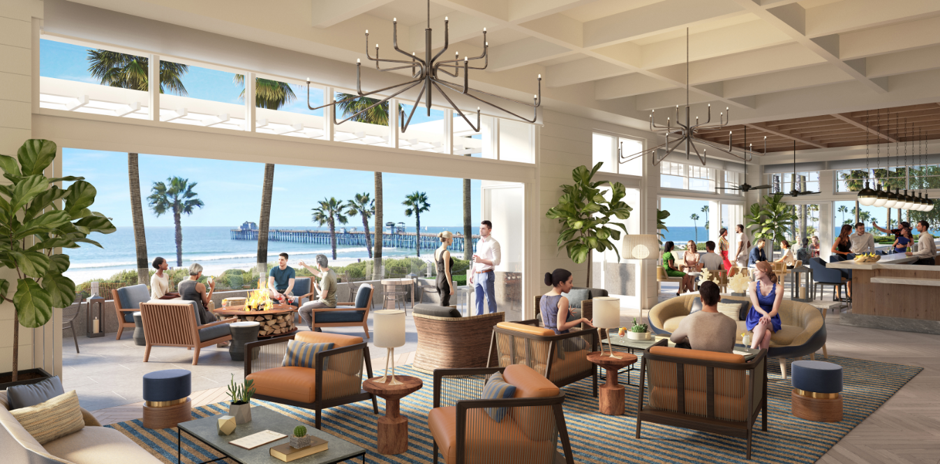 The Seabird Resort Lounge Bar render 2
