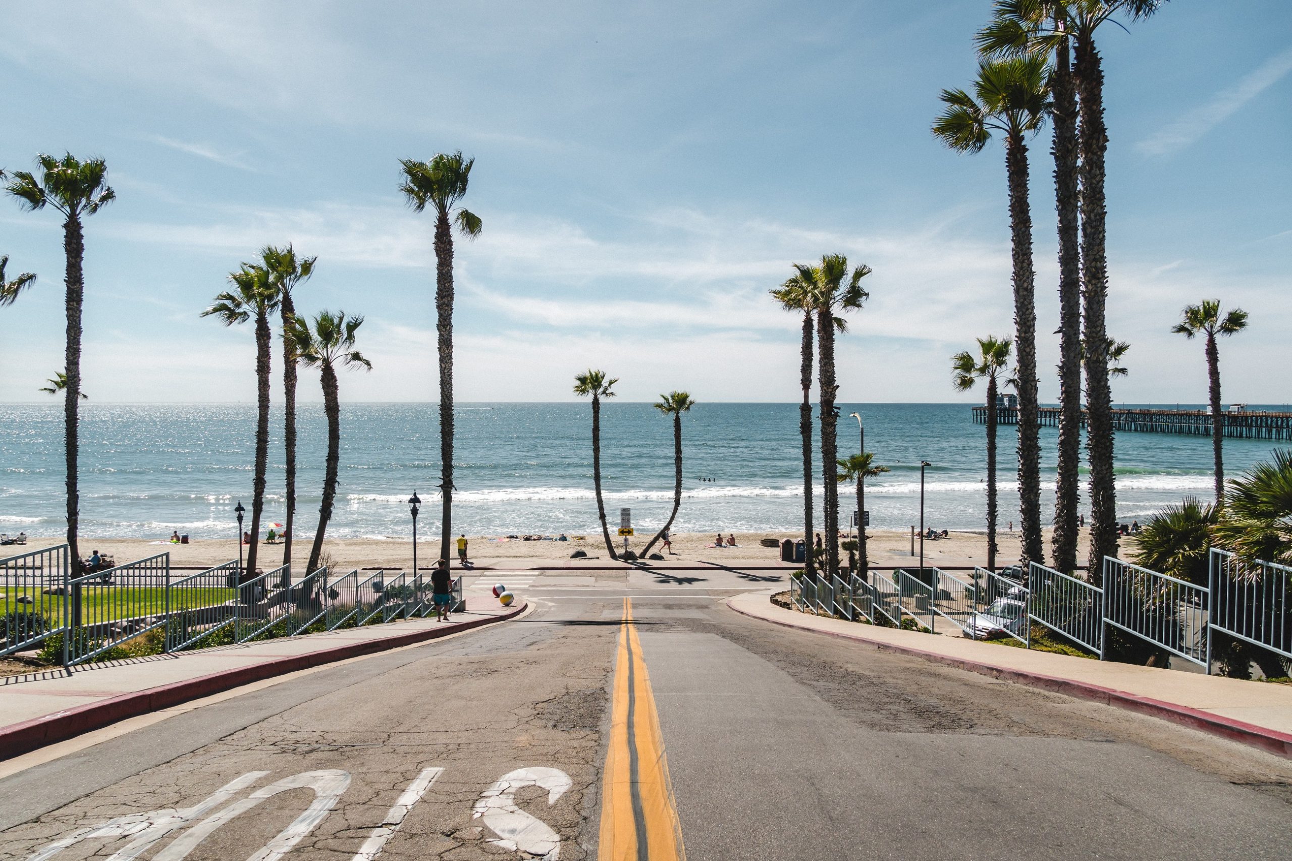 Oceanside beach walk